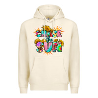 Tofu chase the sun Premium Hoodie - AdoDesignShop