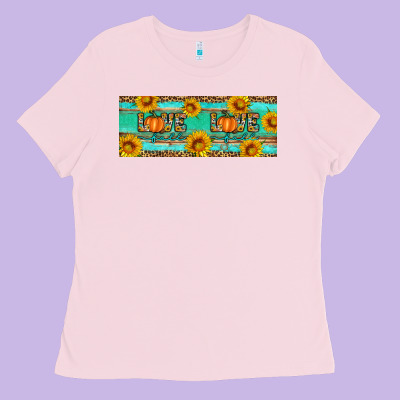 Love Fall Ladies Tee Designed By Artiststas