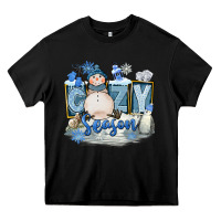 Black Cozy Season Heavy Core Tee - FaDigitalArtStudio