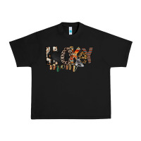 Black hockey mom Urban Heavy Tee - RacoonDesign