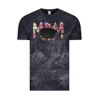 Cloud Black mom hockey flower Vintage Tee - RacoonDesign