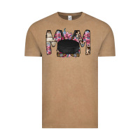Vintage Coffee mom hockey flower Vintage Tee - RacoonDesign