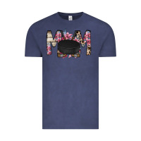 Vintage Denim mom hockey flower Vintage Tee - RacoonDesign