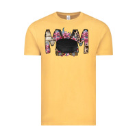 Vintage Mustard mom hockey flower Vintage Tee - RacoonDesign