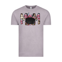 Mom Hockey Flower Vintage Tee | Teevron