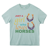Arona Just a Girl Who Loves Horses Heavy Core Tee - Bettercallsaul