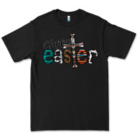 Black Happy Easter Premium Tee - CowhideDigitalArt