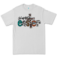 Dove Grey Happy Easter Premium Tee - CowhideDigitalArt