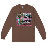 Chestnut she is loved Long Sleeve Tee - BarkalooDesign