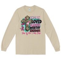 Mushroom she is loved Long Sleeve Tee - BarkalooDesign