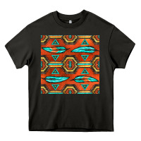 Asphalt native american aztec seamless pattern 2 Heavy Core Tee - BundleAndBundleShop