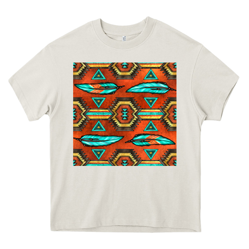 Native American Aztec Seamless Pattern 2 Heavy Core Tee by BundleAndBundleShop | Teevron