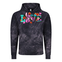Cloud Black love stitch Vintage Hoodie - AdoDesignShop