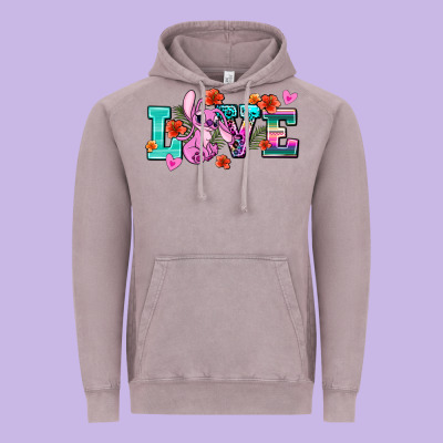 Love Stitch Vintage Hoodie Designed By Adodesignshop