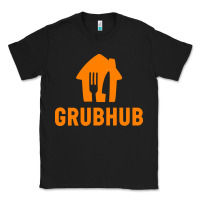 Black Grubhub t-shirt Classic Tee - DesigneFamous