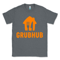 Charcoal Heather Grubhub t-shirt Classic Tee - DesigneFamous