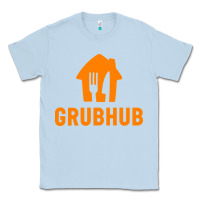 Dusty Blue Grubhub t-shirt Classic Tee - DesigneFamous
