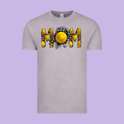 Mom Lacrosse Vintage Tee Designed By Racoondesign