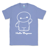 Colony Blue hello baymax Classic Tee - DesigneFamous