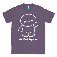 Lavender hello baymax Classic Tee - DesigneFamous