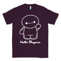 Plum hello baymax Classic Tee - DesigneFamous