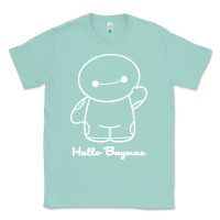Seafoam hello baymax Classic Tee - DesigneFamous