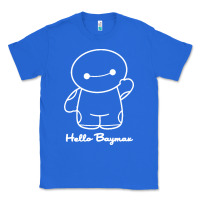 True Royal hello baymax Classic Tee - DesigneFamous