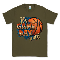 Army Green it's game day y'all basketball Classic Tee - FaDigitalArtStudio