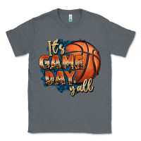 Charcoal Heather it's game day y'all basketball Classic Tee - FaDigitalArtStudio