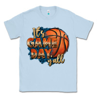 Dusty Blue it's game day y'all basketball Classic Tee - FaDigitalArtStudio