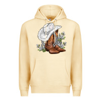 Pina Colada white  cowgirl  and roses Premium Hoodie - AdoDesignShop