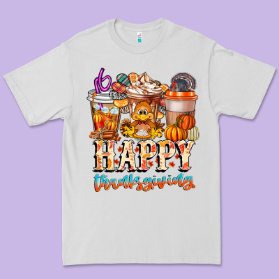 Happy Thanksgiving Premium Tee Designed By Cowhidedigitalart
