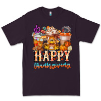 Plum happy thanksgiving Premium Tee - CowhideDigitalArt