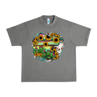 Tornado Guanajuato sunflower serape map Urban Heavy Tee - RanaPortraitStore