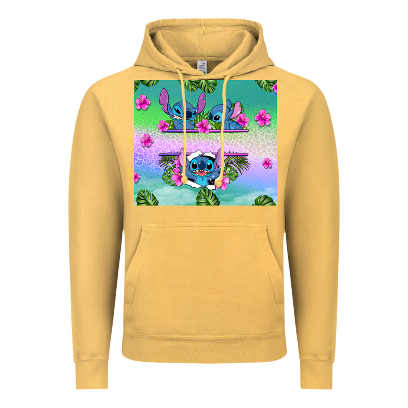 Custom Name Stitch Vintage Hoodie by AdoDesignShop | Teevron