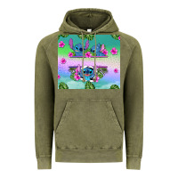 Vintage Olive custom name stitch Vintage Hoodie - AdoDesignShop