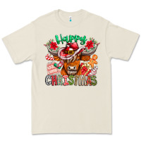 Bone Happy Christmas Cow Premium Tee - CowhideDigitalArt