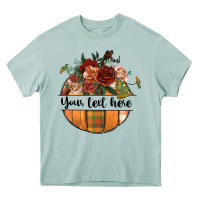 Arona preview customize floral pumpkin Heavy Core Tee - BundleAndBundleShop