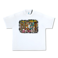 White mini western Urban Heavy Tee - RacoonDesign