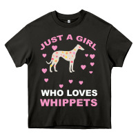 Asphalt Just A Girl Who Loves Whippets Heavy Core Tee - Bettercallsaul