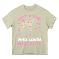 Mossy Just A Girl Who Loves Whippets Heavy Core Tee - Bettercallsaul