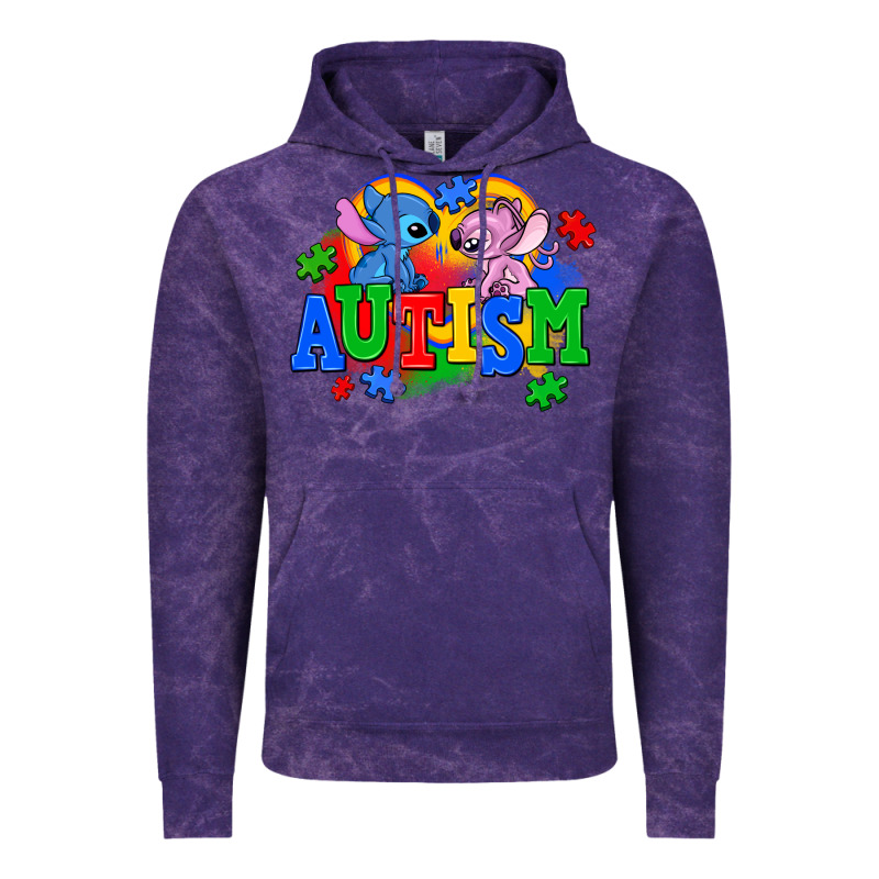 Autism Stitch With Lilo Vintage Hoodie by AdoDesignShop | Teevron