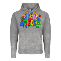 Cloud Rock autism stitch with lilo Vintage Hoodie - AdoDesignShop