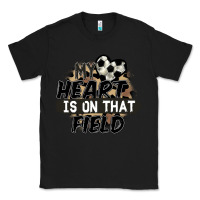 Black my heart is on that field soccer Classic Tee - FaDigitalArtStudio