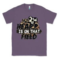 Lavender my heart is on that field soccer Classic Tee - FaDigitalArtStudio