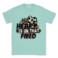 Seafoam my heart is on that field soccer Classic Tee - FaDigitalArtStudio