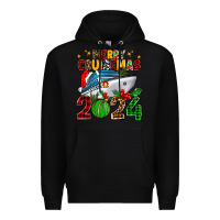 Black merry cruisemas 2024 Premium Hoodie - AdoDesignShop