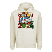 Oatmeal Heather merry cruisemas 2024 Premium Hoodie - AdoDesignShop