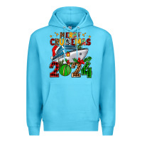 Ocean Blue merry cruisemas 2024 Premium Hoodie - AdoDesignShop