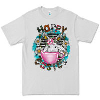 Dove Grey Happy Easter Premium Tee - CowhideDigitalArt